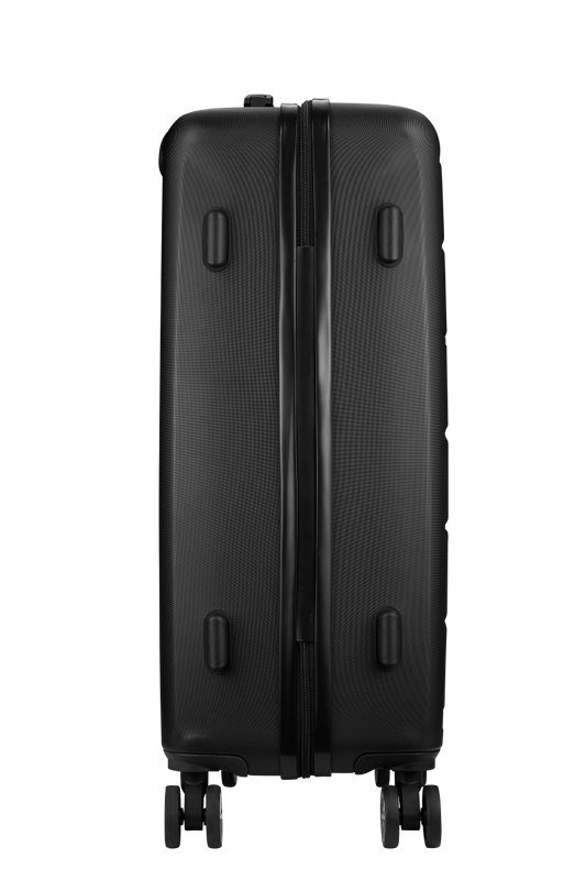 Travelwize Maple Hard Shell Spinner Luggage - Lightweight 4-Wheel Suitcase - Silver - 55 cm -