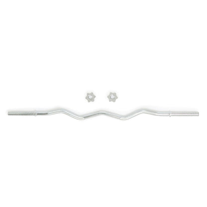 GetUp 1.2m Spinlock Standard Curl Bar Including Spinlocks