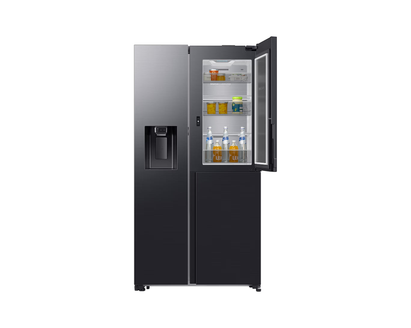 Samsung 609L AI Food Showcase Side By Side Fridge with Water Dispenser